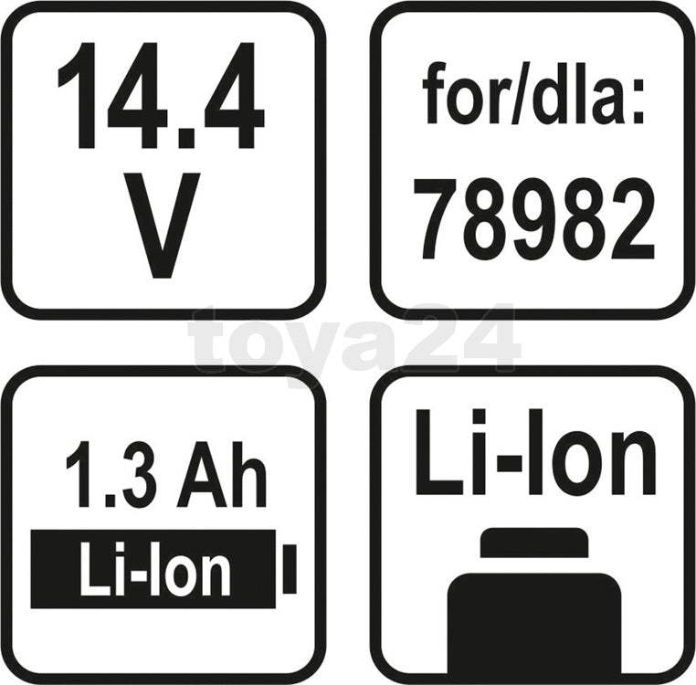 BATTERY 14.4V LI-ION 1.3AH (78986)