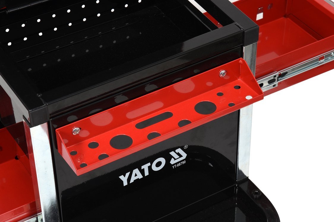 SHOP ROLLER SEAT STOOL WITH DRAWERS (YT-08790)