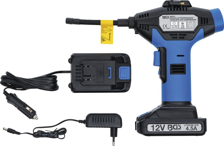 CORDLESS INFLATOR GUN | WITH DIGITAL PRESSURE GAUGE (3380)