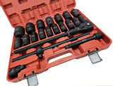 LONG IMPACT SOCKET AND WRENCH SET | CR-MO | 6-POINT | 20 MM (3/4") | 21 PCS. (SLS21A)