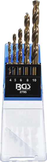 TWIST DRILL SET | HSS | 4 - 10 MM | 5 PCS. (2795)