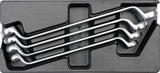 PVC TRAY WITH 4PCS RING SPANNERS 21-32MM (YT-5543)