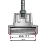 ADAPTOR NO. 6 FOR BGS 8027, 8098 | FOR DAEWOO, FORD, JAGUAR, JEEP, LAND ROVER, MERCEDES-BENZ, PONTIAC, PORSCHE, SAAB (8027-6)