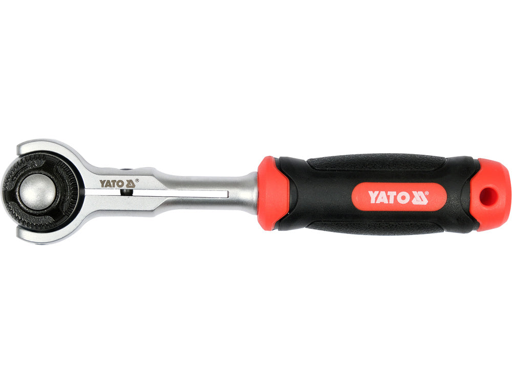 FLEXIBLE RATCHET HANDLE W.ROUND HEAD 1/4 (YT-07200)