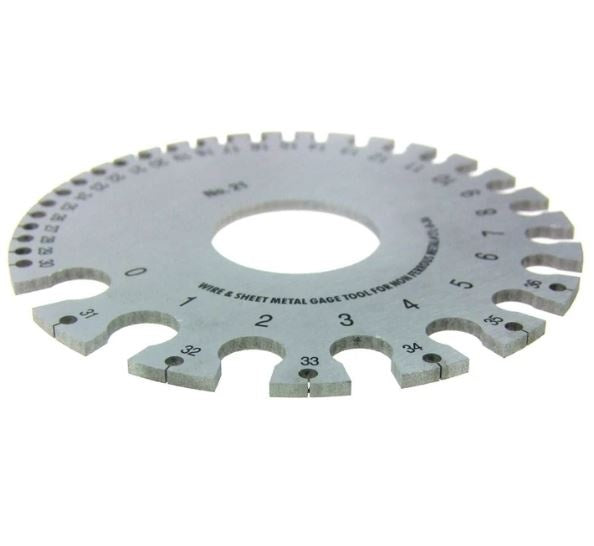 METAL PLATE THICKNESS / WIRE DIAMETER GAUGE (WG07)