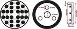 RUBBER PAD | FOR AUTO LIFTS | Ø 120 MM (6472)