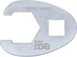 CROWFOOT SPANNER | 10 MM (3/8") DRIVE | 19 MM (1756-19)