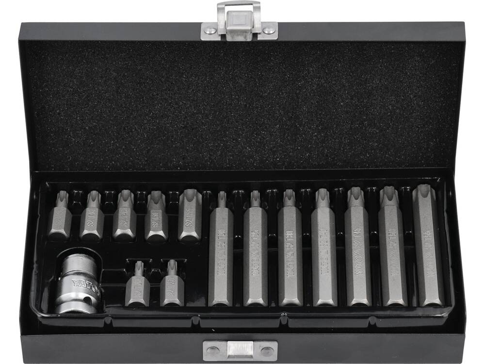 SCREWDRIVER BIT SET TORX S.T20-T55 15PCS (YT-0417)