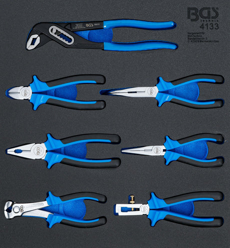TOOL TRAY 2/3: PLIERS SET | 7 PCS. (4133)