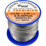 SOLDER SN60PB40 2.0MM 250G (76819)