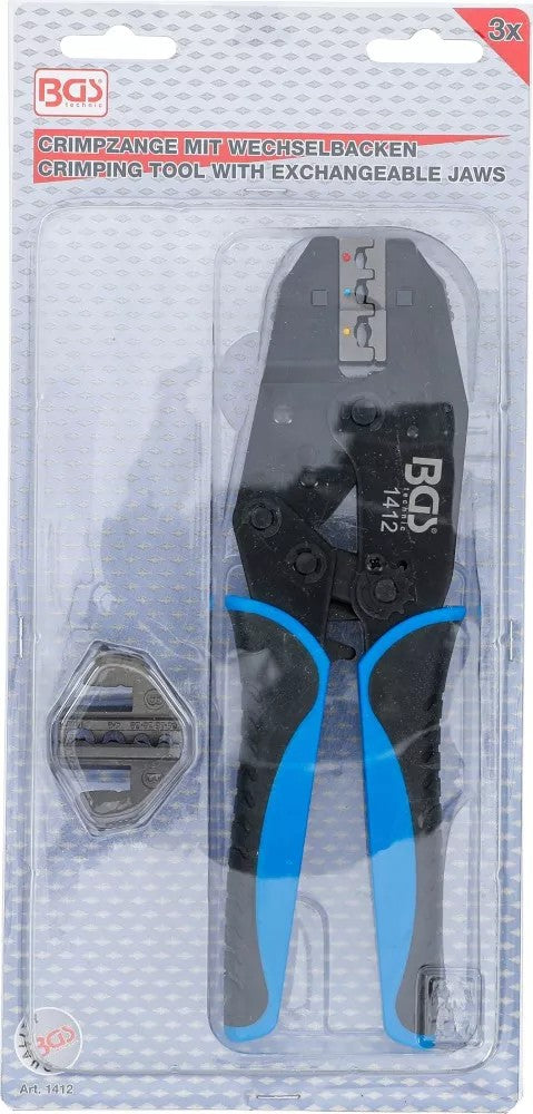 CRIMPING PLIERS | EXCHANGEABLE JAWS (1412)