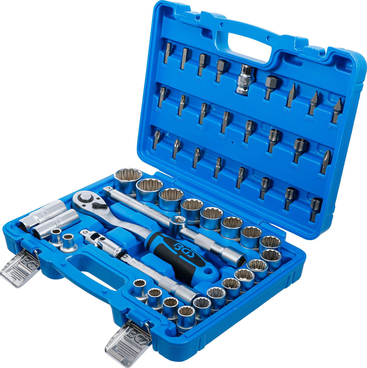 SOCKET SET 12-POINT | 12.5 MM (1/2") DRIVE | 8 - 32 MM | 51 PCS. (74509)