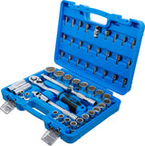 SOCKET SET 12-POINT | 12.5 MM (1/2") DRIVE | 8 - 32 MM | 51 PCS. (74509)