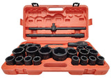 IMPACT SOCKET SET | CR-MO | 6-POINT | 25 MM (1") | 20 MM (3/4") | 26 PCS. (SLS26B)
