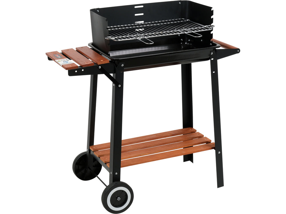 CHARCOAL GRILL W/ SHELF GRATE 48X26.5CM (99907)