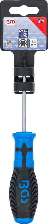 SCREWDRIVER | T-STAR (FOR TORX) T9 | BLADE LENGTH 80 MM (4916)