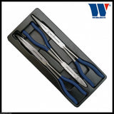 LONG NOSE PLIERS SET 3 PCS. 325 MM DOUBLE JOINT (815-WW)