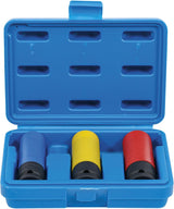 PROTECTIVE IMPACT SOCKET SET | ULTRA SLIM | 12.5 MM (1/2") DRIVE | 17 / 19 / 21 MM | 3 PCS. (7500)