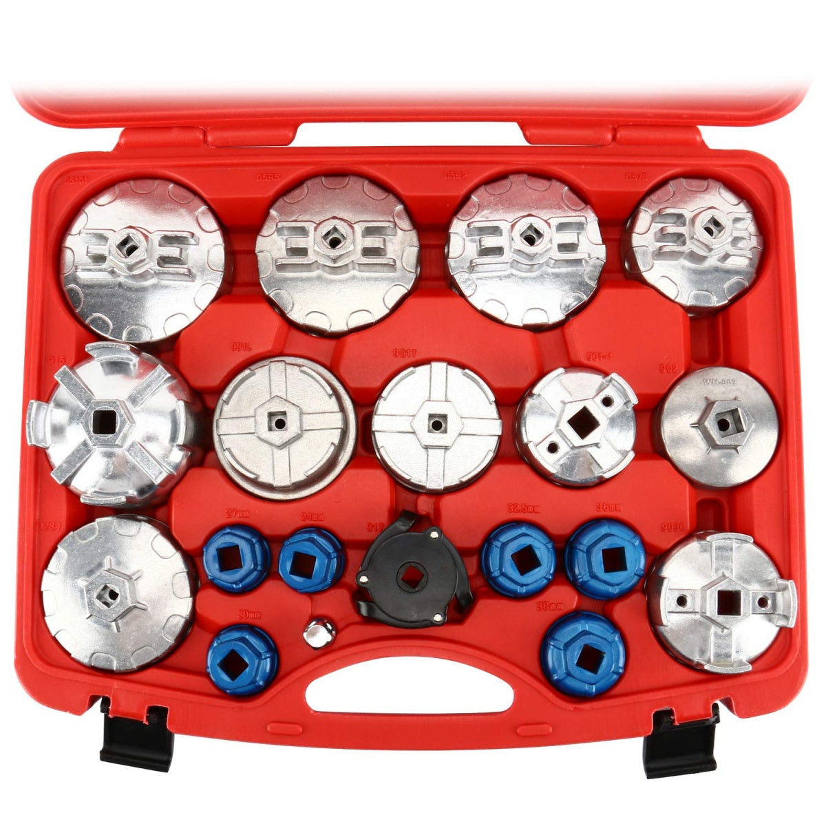 OIL FILTER WRENCH / CAP SET | FOR MODERN ENGINES | 19 PCS. (OFW19)