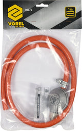 GAS REGULATOR AND HOSE 1.0M (99670)