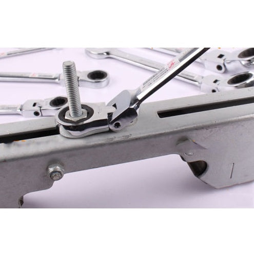 RATCHET WRENCH SET | PLASTIC BOX / FLEX HEAD | 8-19 MM | 12 PCS. (SK5300)
