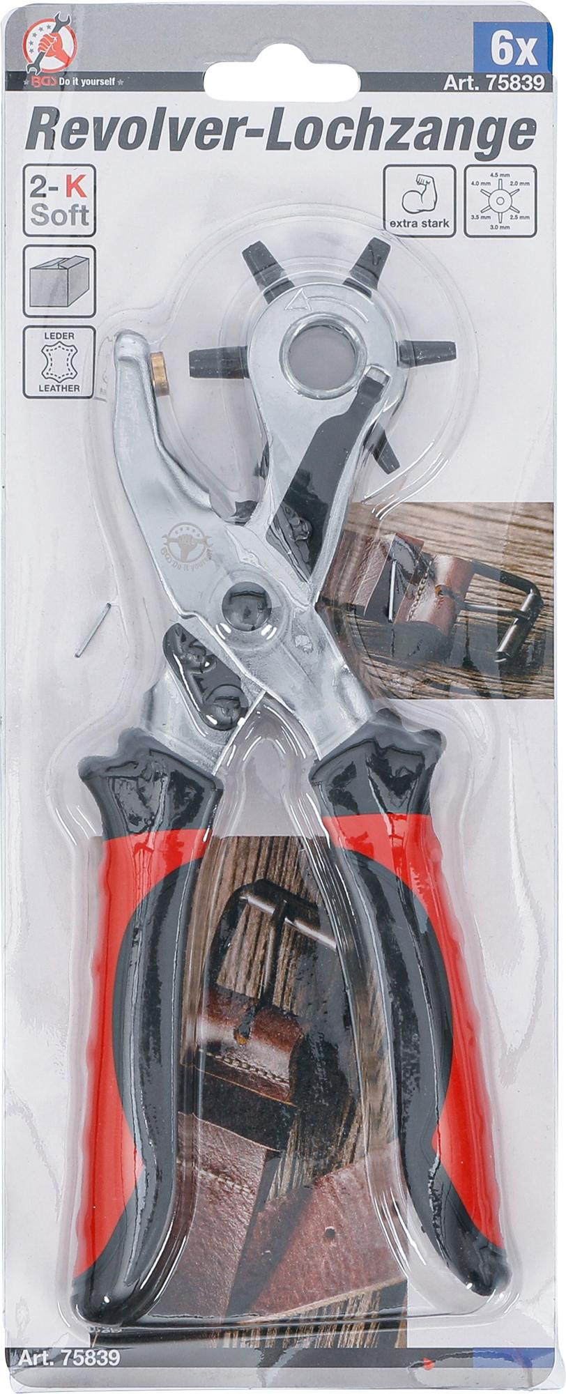 REVOLVING PUNCH PLIERS | HEAVY DUTY | 2 - 4.5 MM (75839)