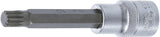 BIT SOCKET | LENGTH 100 MM | 12.5 MM (1/2") DRIVE | SPLINE (FOR XZN) | M10 (4362)