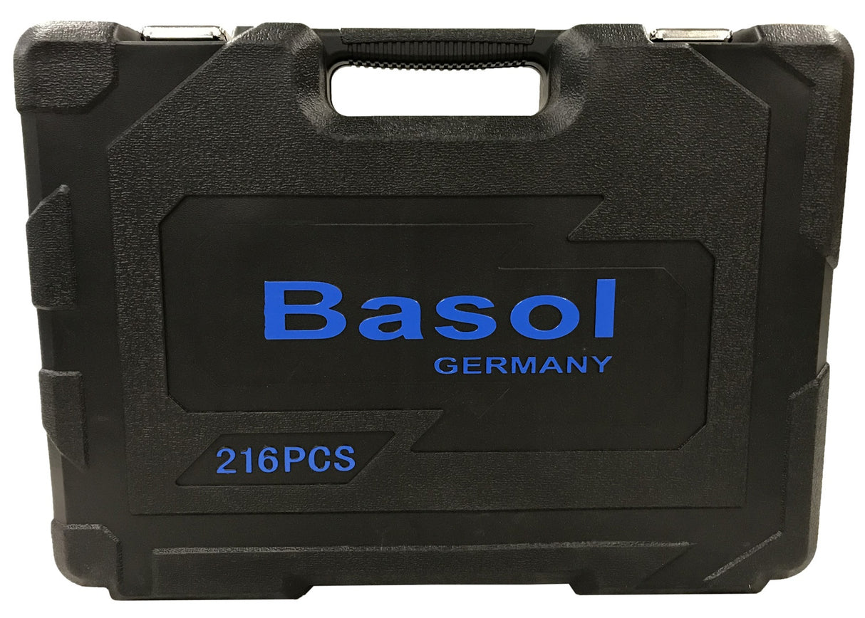 TOOL SET | 6.3 MM (1/4") / 10 MM (3/8") / 12.5 MM (1/2") | 216 PCS. (BS121216)