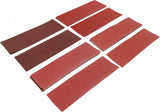 SANDING PADS SET | ORBITAL SANDER / HAND GRINDER | 93 X 230 MM | K 60 - 120 | 25 PCS. (80813)