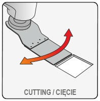 PLUNGE CUTTING SAW BLADE FOR MULTITOOL (YT-34684)