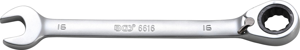 RATCHET COMBINATION WRENCH | REVERSIBLE | 16 MM (6616)
