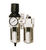 MOISTURE SEPARATOR, REGULATOR WITH PRESSURE GAUGE AND OILER 1/2" (LG-14)