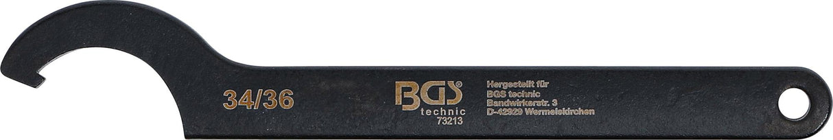 HOOK WRENCH WITH NOSE | 34 - 36 MM (73213)