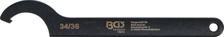 HOOK WRENCH WITH NOSE | 34 - 36 MM (73213)