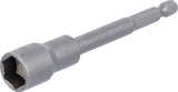 SOCKET, HEXAGON | EXTRA LONG | FOR ELECTRIC DRILLS | 6.3 MM (1/4") DRIVE | 13 MM (2769)