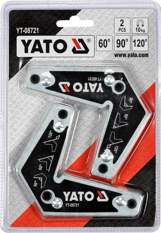 MAGNETIC WELDING HOLDERS SET 2PCS 10KG (YT-08721)