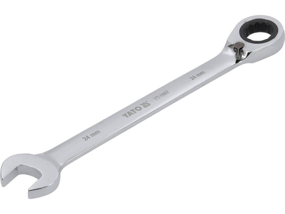 RATCHET COMBINATION WRENCH 24MM (YT-1667)