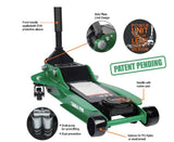 JACK ON WHEELS | HYDRAULIC | DOUBLE PISTON | 95-540 MM | 3.5 T. (LFJ35)
