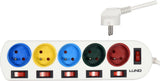 EXTENSION CORD W. GROUND W. SWITCH 4S 3M (72460)