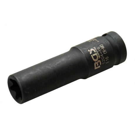IMPACT SOCKET E-TYPE, DEEP | 12.5 MM (1/2") DRIVE | E16 (5204-16)