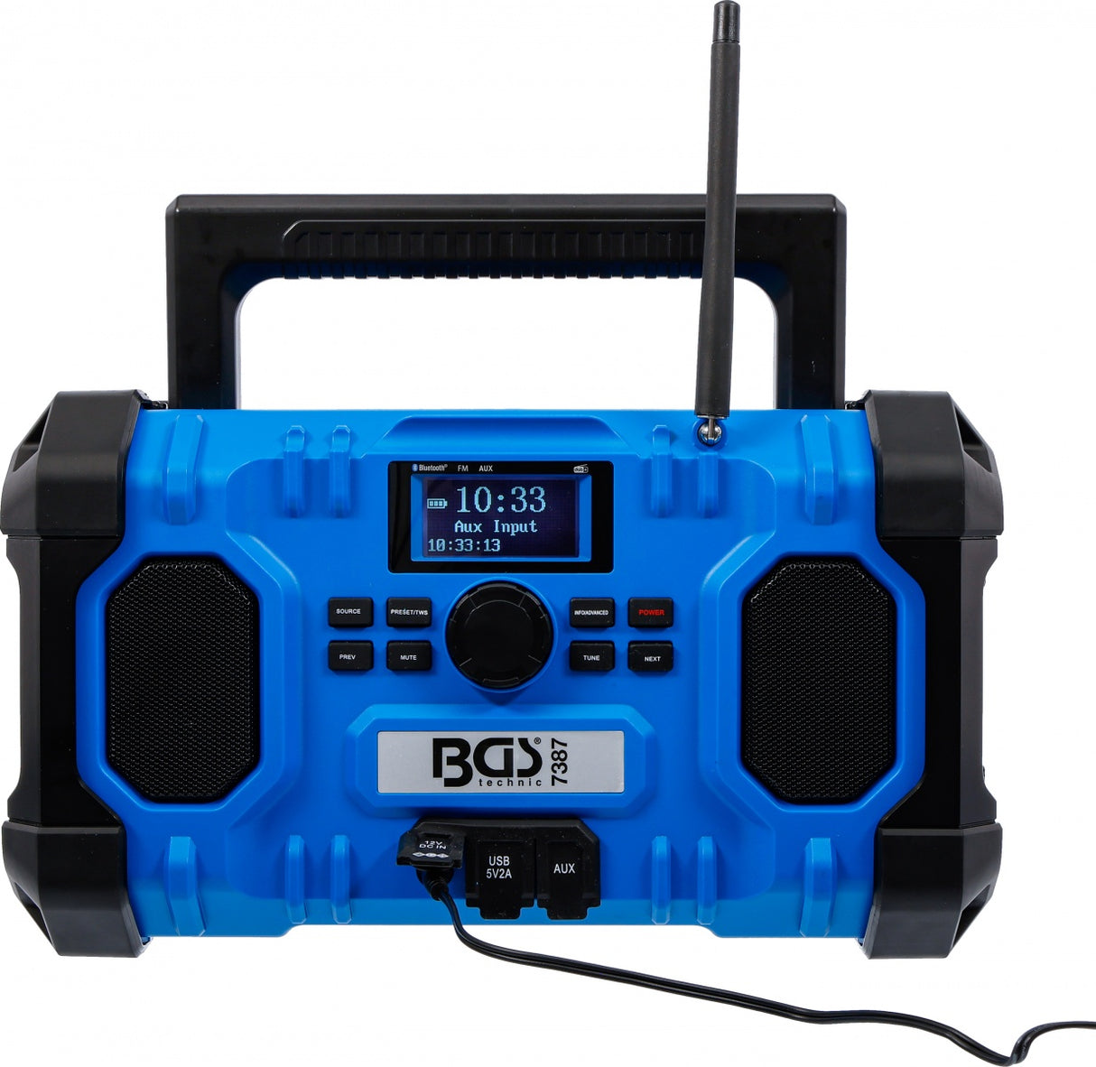 CORDLESS DAB RADIO | HYBRID | 18 V AND 230 V | WITHOUT RECHARGEABLE BATTERY (7387)