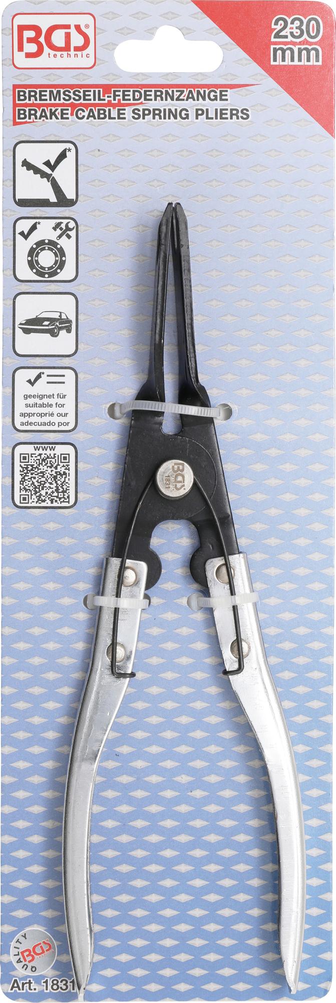 BRAKE CABLE SPRING PLIERS | 230 MM (1831)