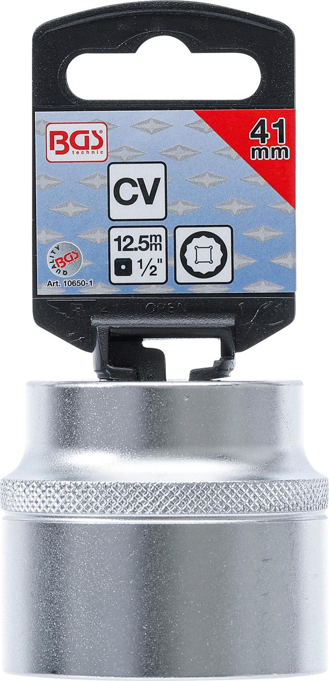 SOCKET, 12-POINT | 12.5 MM (1/2") DRIVE | 41 MM (10650-1)