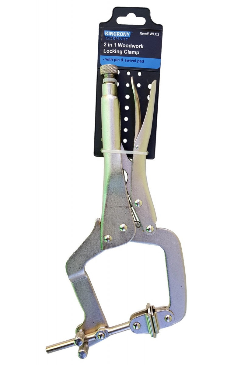 WOODWORKING CLAMP WITH PIN AND SWIVEL PAD (WLC2)