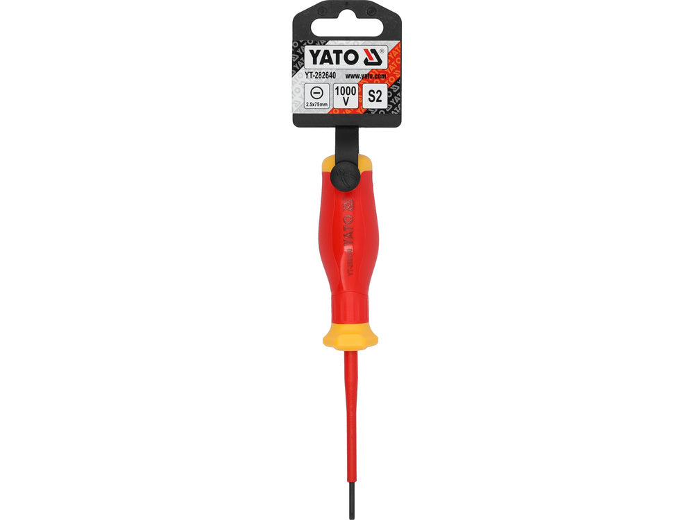 EXTRA SLIM INSUL. SCREWDRIVER 2.5X75MM (YT-282640)