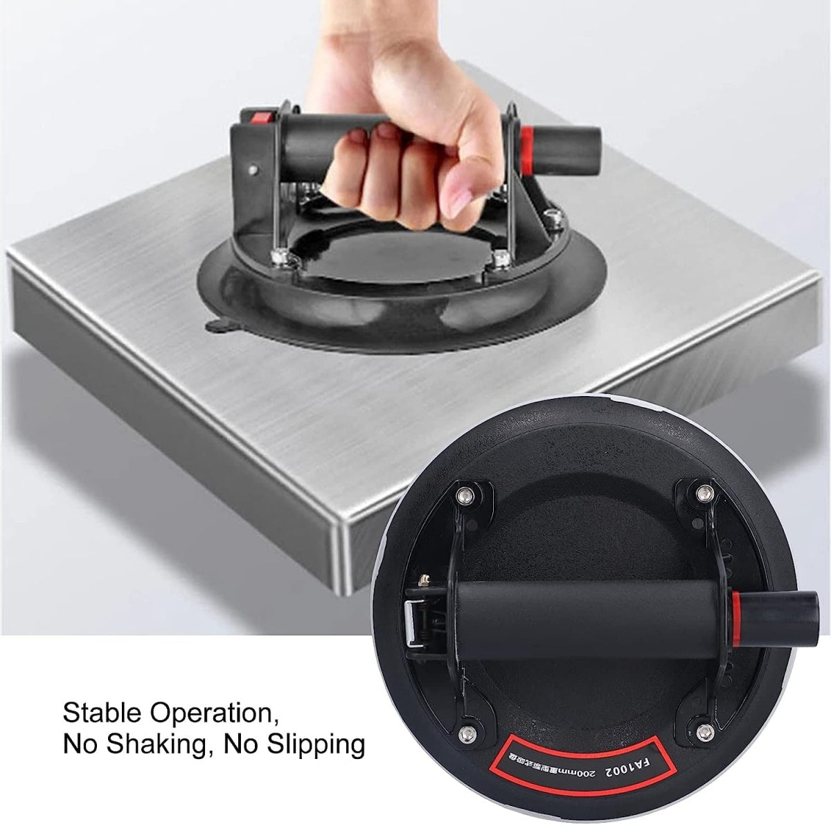 VACUUM SUCTION CUP LIFTER | EXTRA STRONG | 20CM/8" (VSC8-B)