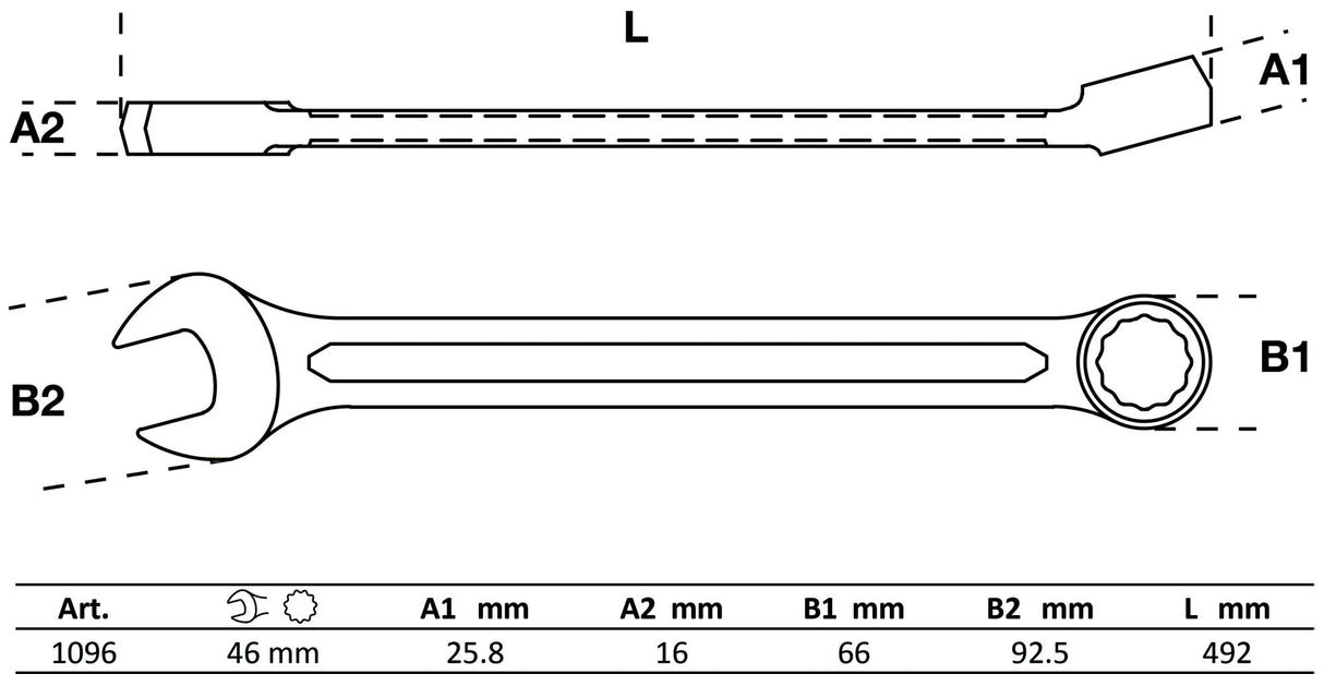 COMBINATION SPANNER | 46 MM (1096)