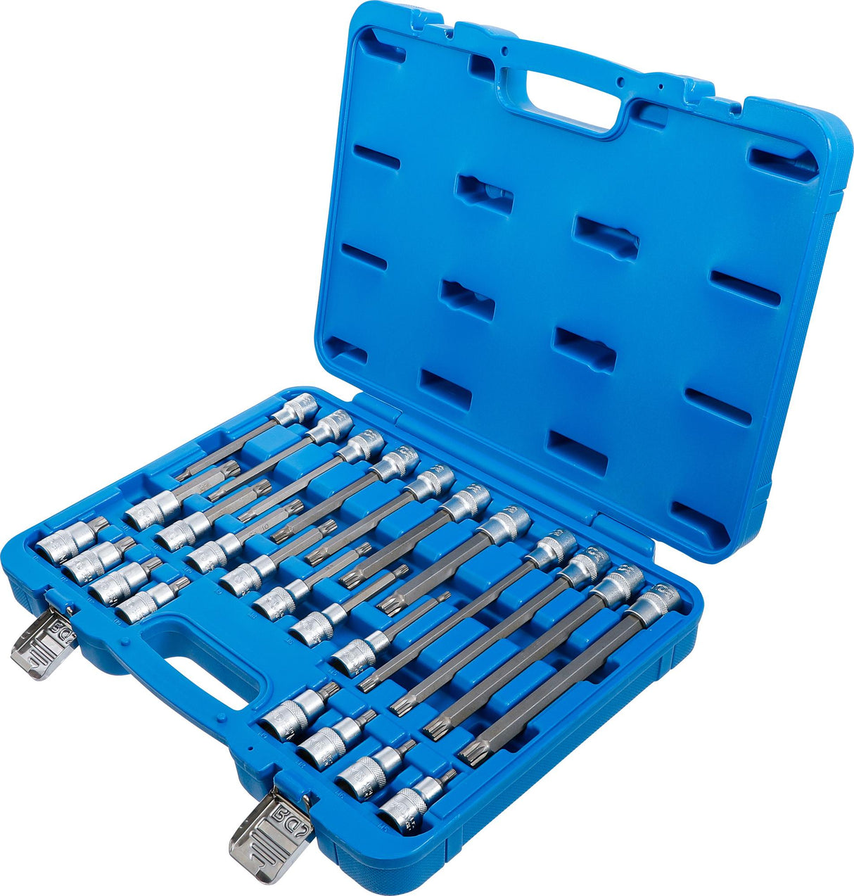 BIT SOCKET SET | 12.5 MM (1/2") DRIVE | SPLINE (FOR XZN) M4 - M16 | 26 PCS. (5180)