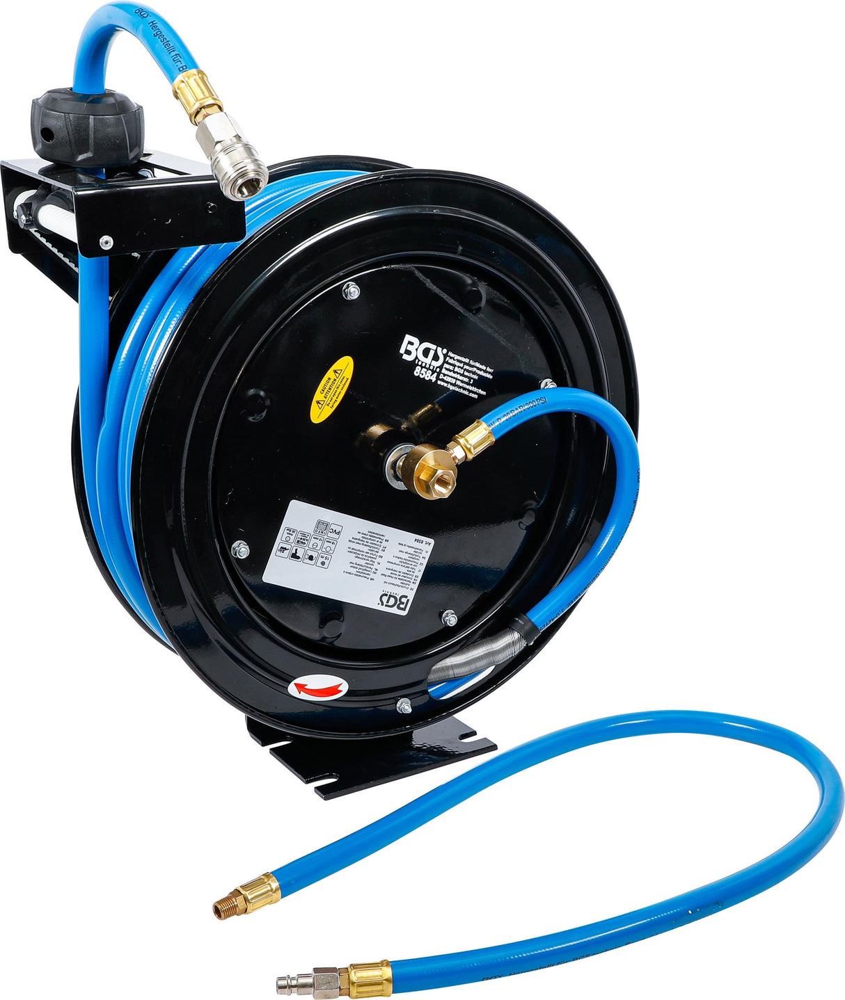 RETRACTABLE AIR HOSE REEL | AUTOMATIC | 15 M (8584)