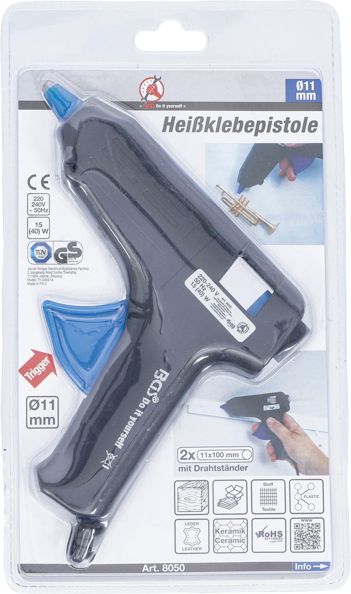 HOT GLUE GUN | GLUE STICK Ø 11 MM | 15 W (8050)